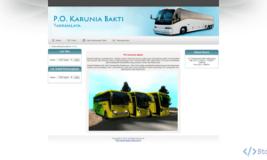 Sistem Aplikasi Pemesanan Tiket Bus Online (PHP)