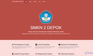 Sistem Aplikasi Penerimaan Peserta Didik Baru (PHP)
