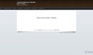 Sistem Informasi Sekolah Berbasis Web (Codeigniter)