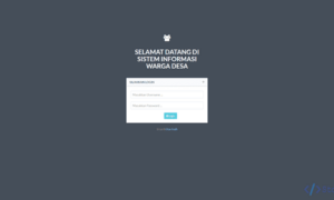 Sistem Informasi Warga Desa Berbasis Web (PHP)