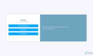 Sistem Administrasi Surat Berbasis Web (PHP)