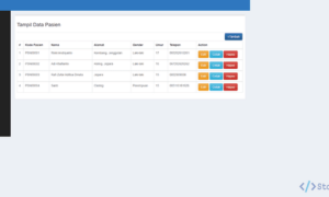 Sistem Aplikasi Poliklinik Berbasis Web (PHP)