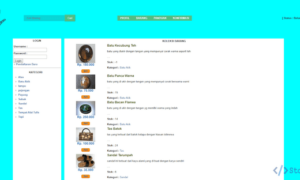 Sistem Aplikasi Toko Online (PHP)