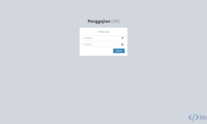 Sistem Penggajian Berbasis Web (Codeigniter)