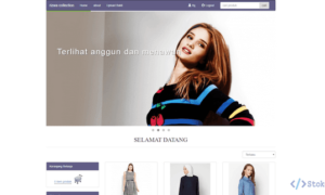Sistem Aplikasi Toko Baju Berbasis Web (PHP)