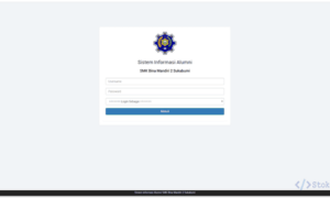 Sistem Informasi Alumni SMK Berbasis Web (PHP)