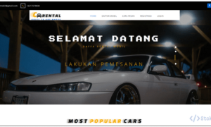 Sistem Aplikasi Rental Mobil Berbasis Web (PHP)