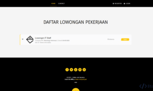 Aplikasi Lowongan Kerja Berbasis Web (Codeigniter)