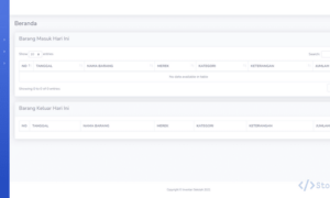 Aplikasi Inventaris Sekolah Berbasis Web (PHP)