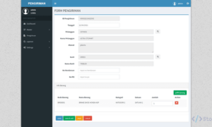Aplikasi Pengiriman Barang Berbasis Web (Codeigniter)