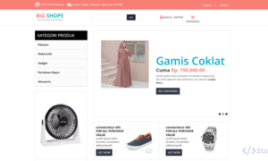 Aplikasi Toko Online Berbasis Web (PHP)