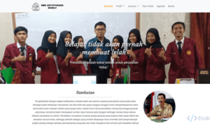 Sistem Informasi Sekolah SMK Berbasis Web (Codeigniter)