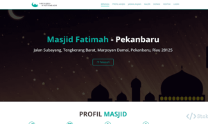Sistem Informasi Masjid Berbasis Web (PHP)