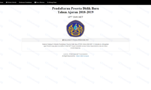 Aplikasi Pendaftaran Peserta Didik Baru Berbasis Web (PHP)