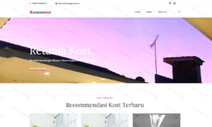 Sistem Informasi Pemesanan Kost Berbasis Web (PHP)