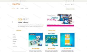 Sistem Informasi Digital Printing Berbasis Web (PHP)