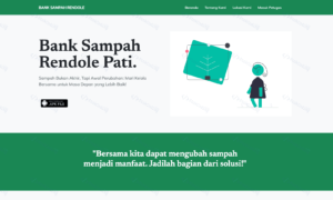 Sistem Informasi Bank Sampah Berbasis Web (Laravel)