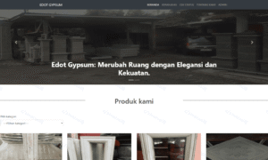Aplikasi Penjualan Gypsum Berbasis Web (PHP)